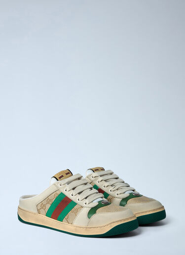 Screener Mule Sneakers Gucci Screener Mule Sneakers Beige guc0261058