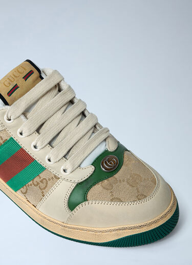 Screener Mule Sneakers Gucci Screener Mule Sneakers Beige guc0261058