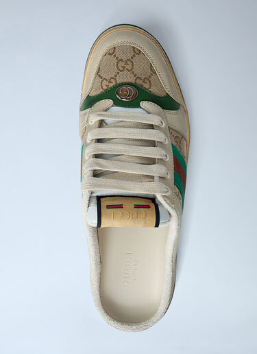 Screener Mule Sneakers Gucci Screener Mule Sneakers Beige guc0261058