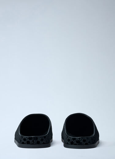 Gucci Velvet Horsebit Mules Black guc0261066