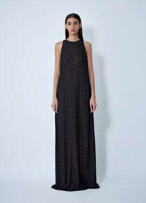 Gucci Silk Maxi Dress Black guc0261096