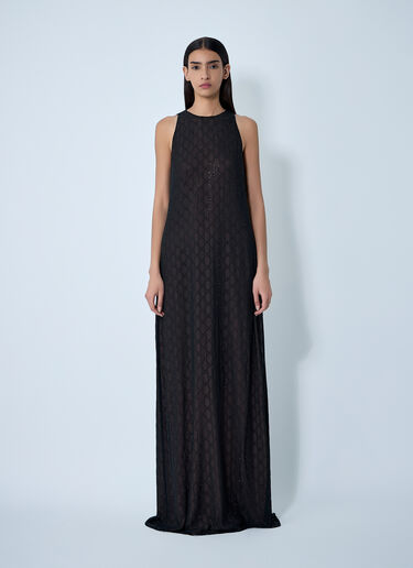 Gucci Silk Maxi Dress Black guc0261096