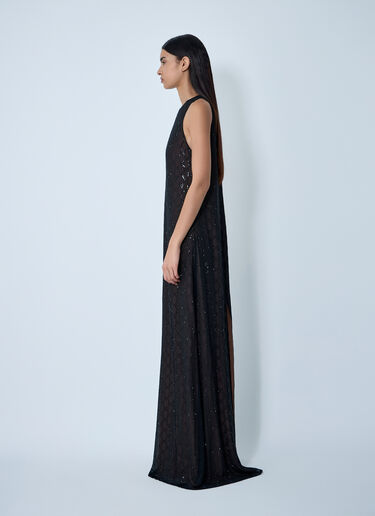 Gucci Silk Maxi Dress Black guc0261096
