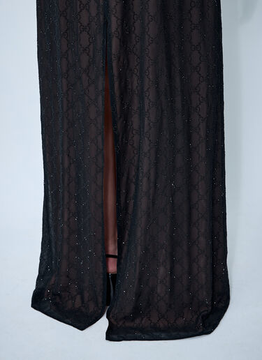 Gucci Silk Maxi Dress Black guc0261096
