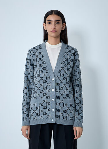 GG Cardigan Gucci GG Cardigan Grey guc0261100