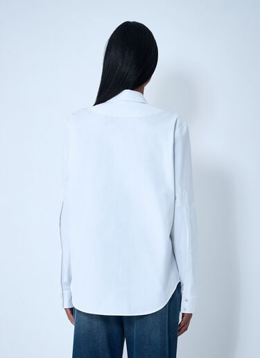 Button-Down Horsebit Shirt Gucci Button-Down Horsebit Shirt White guc0261101