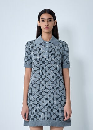 Gucci Polo Mini Dress Grey guc0261105