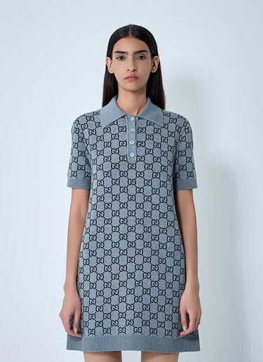 Polo Mini Dress Gucci Polo Mini Dress Grey guc0261105