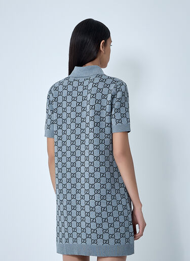 Gucci Polo Mini Dress Grey guc0261105