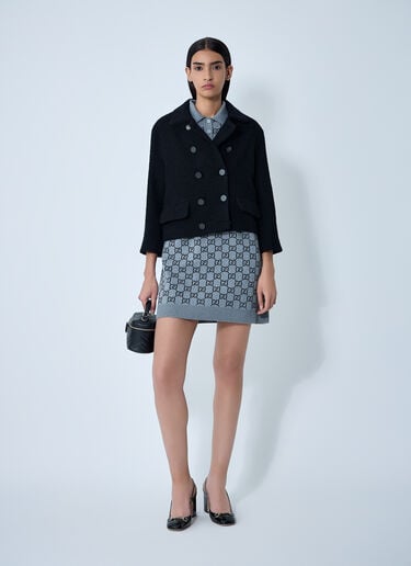 Wool-Blend Jacket Gucci Wool-Blend Jacket Black guc0261121
