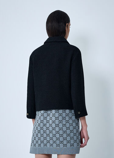 Gucci Wool-Blend Jacket Black guc0261121