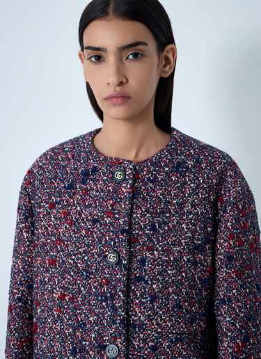 Gucci Wool Boucle Jacket Multicolour guc0261122