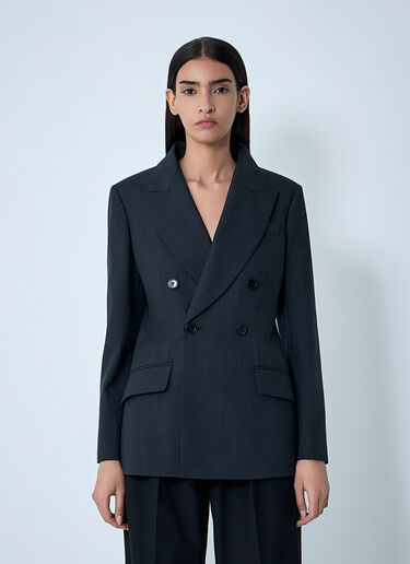 Gucci Double-Breasted Blazer Black guc0261127