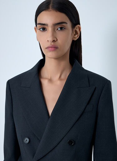 Gucci Double-Breasted Blazer Black guc0261127
