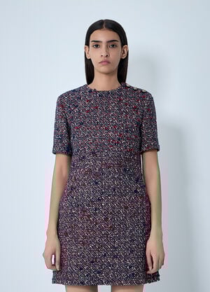 Gucci Boucle Dress Blue guc0261131