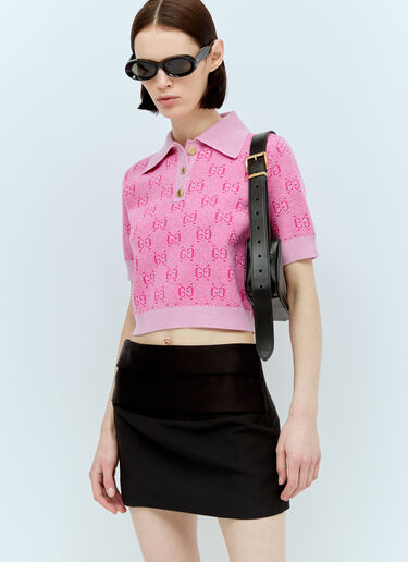 Gucci 椭圆框太阳镜 黑色 gus0256007