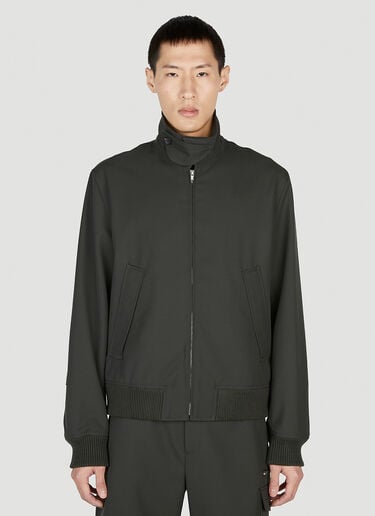 Helmut Lang 라이트 봄버 재킷 다크 그린 hlm0152006