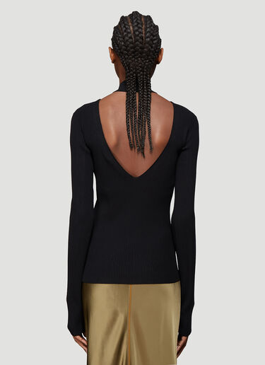 Open Back Sweater Helmut Lang Open Back Sweater Black hlm0237001