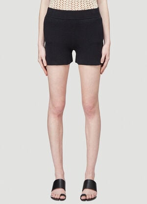 Helmut Lang Cozy Knit Shorts Black hlm0244007
