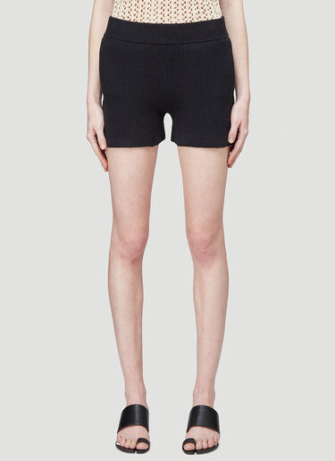 Helmut Lang Cozy Knit Shorts Black hlm0244007