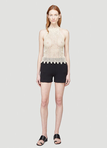 Helmut Lang Cozy Knit Shorts Black hlm0244007