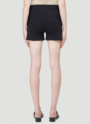 Helmut Lang Cozy Knit Shorts Black hlm0244007