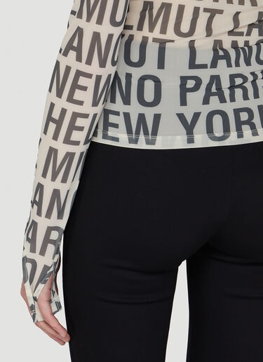 Destination Print Top Helmut Lang Destination Print Top White hlm0247004