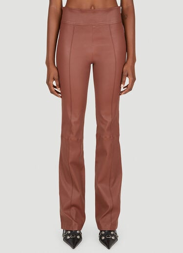 Leather Pants Helmut Lang Leather Pants Brown hlm0249004
