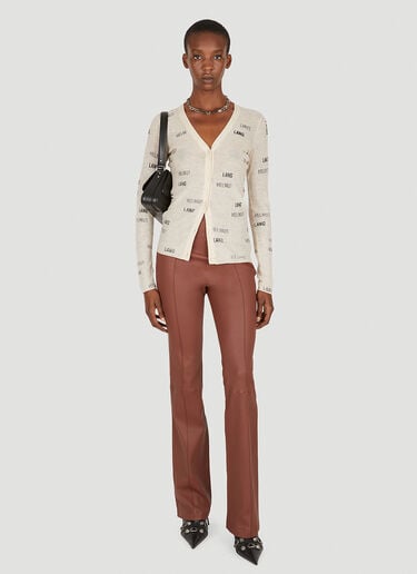 Leather Pants Helmut Lang Leather Pants Brown hlm0249004