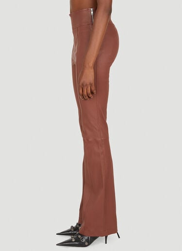 Leather Pants Helmut Lang Leather Pants Brown hlm0249004