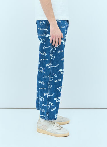 印花牛仔裤 Human Made 印花牛仔裤 蓝色 hmd0154008