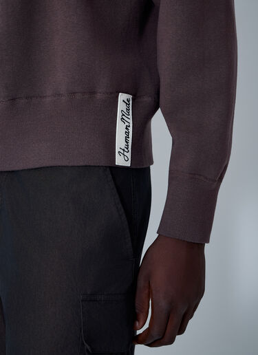 Logo Motif Sweatshirt HUMAN MADE Logo Motif Sweatshirt Brown hmd0161002