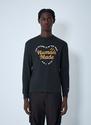 HUMAN MADE Logo Motif Sweatshirt Black hmd0161004