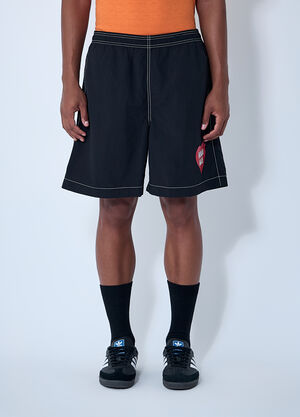 HUMAN MADE Logo Motif Shorts Black hmd0161017