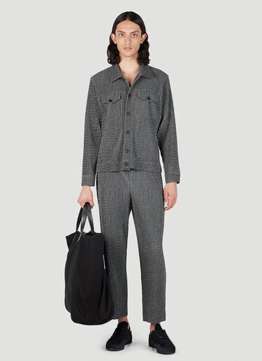 Zipper Chain Pants Homme Plissé Issey Miyake Zipper Chain Pants Grey hmp0151010