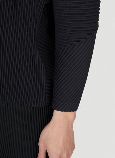 Homme Plissé Issey Miyake 긴소매 탑 블랙 hmp0152007