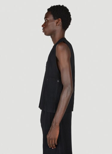 플리츠 집업 베스트 Homme Plissé Issey Miyake 플리츠 집업 베스트 블랙 hmp0153010
