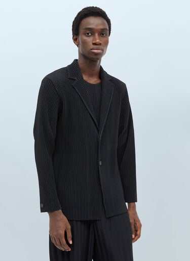 플리츠 블레이저 Homme Plissé Issey Miyake 플리츠 블레이저 블랙 hmp0155008