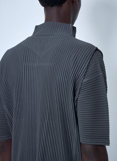 褶裥背心 Homme Plissé Issey Miyake 褶裥背心 灰色 hmp0160014