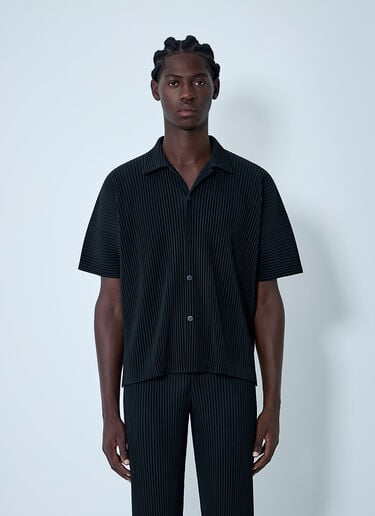 Pleated Shirt Homme Plissé Issey Miyake Pleated Shirt Black hmp0162003
