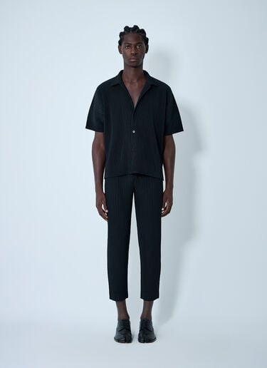 Pleated Shirt Homme Plissé Issey Miyake Pleated Shirt Black hmp0162003