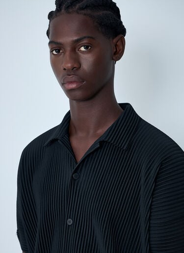 Pleated Shirt Homme Plissé Issey Miyake Pleated Shirt Black hmp0162003