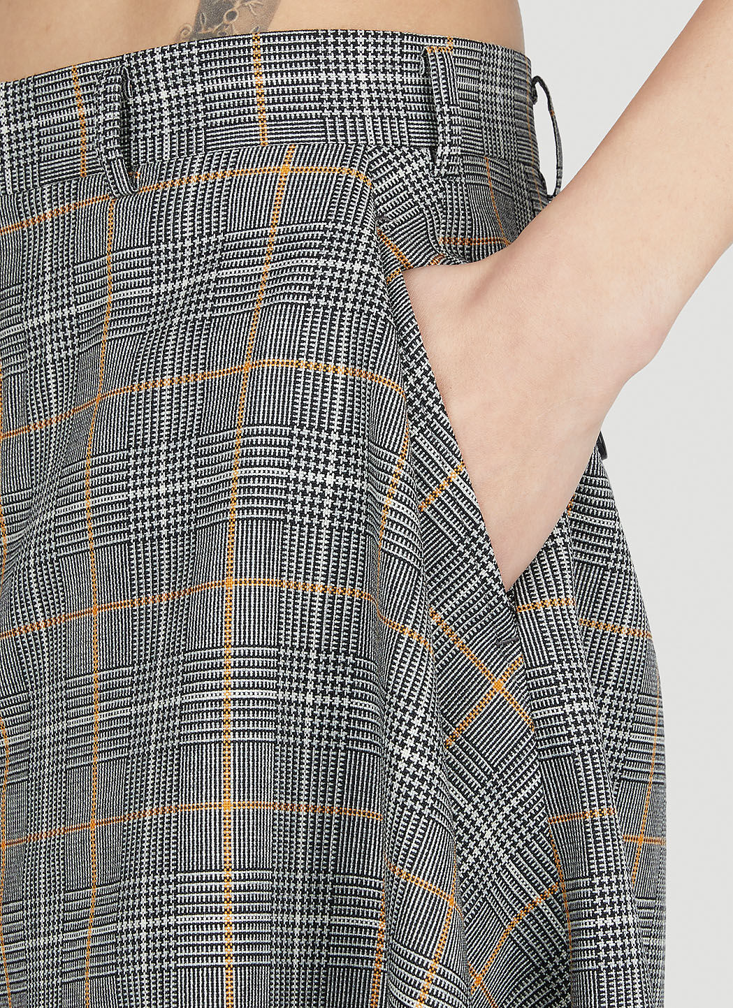Comme des garcons Homme Plus タータンチェクショーツ Comme Des Garçons Homme Plus Men's' Skirt Check Shorts in
