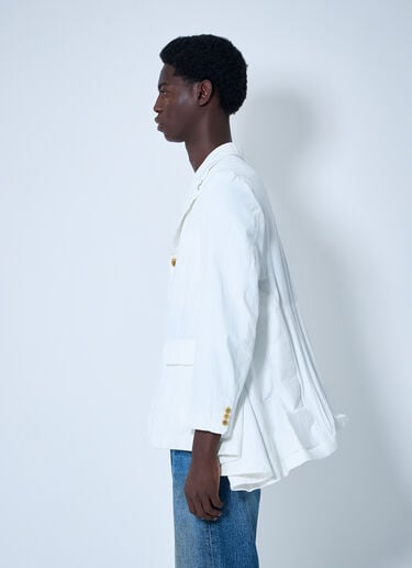 Comme Des Garçons Homme Plus Double-Breasted Blazer White hpl0152010