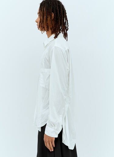拼接衬衫 Comme des Garçons Homme Plus 拼接衬衫 白色 hpl0156010