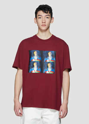 HPNX HPNX X LN-CC Collaboration T-Shirt Burgundy hpn0338003