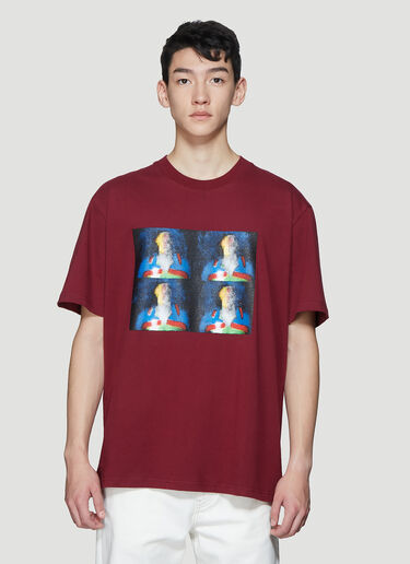HPNX X LN-CC Collaboration T-Shirt HPNX HPNX X LN-CC Collaboration T-Shirt Burgundy hpn0338003