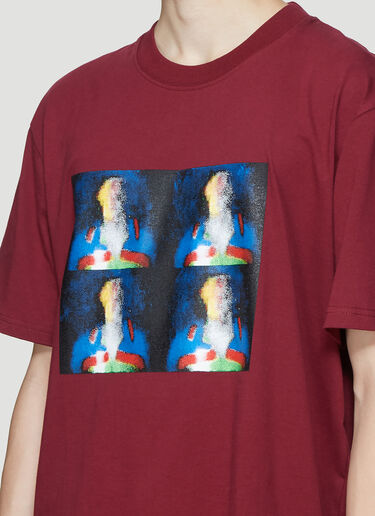 HPNX X LN-CC Collaboration T-Shirt HPNX HPNX X LN-CC Collaboration T-Shirt Burgundy hpn0338003