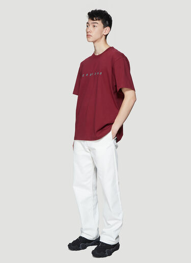 HPNX X LN-CC Collaboration T-Shirt HPNX HPNX X LN-CC Collaboration T-Shirt Burgundy hpn0338004