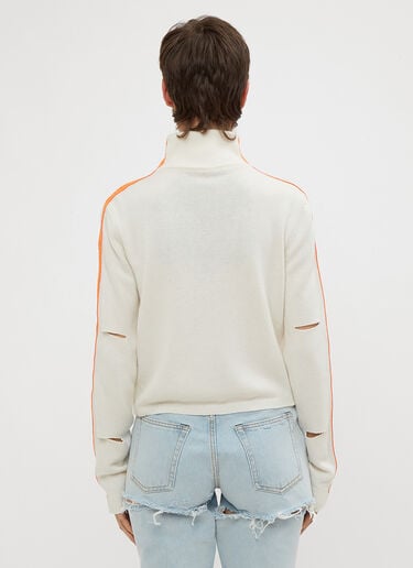 Cropped CTNMB Ribbed Turtle Neck Sweater Heron Preston Cropped CTNMB Ribbed Turtle Neck Sweater White hrp0234009